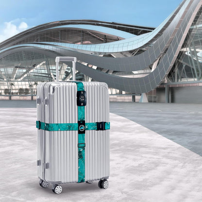 Travelkin Luggage Straps TSA Approved, Suitcase Straps with TSA Lock