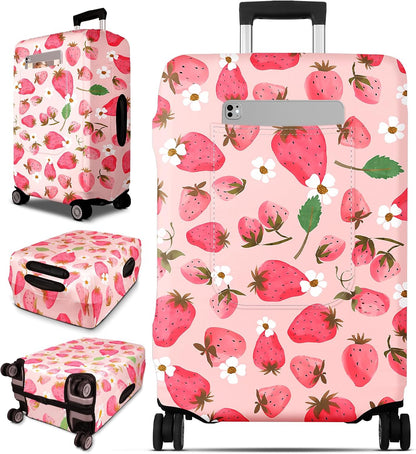 Luggage Cover for Suitcase Tsa Approved Protector - Luggage Sleeve Large Suit Case Cover Travel Stretch Baggage Case Protective Washable Fit 18-32 Inch Spaceship M