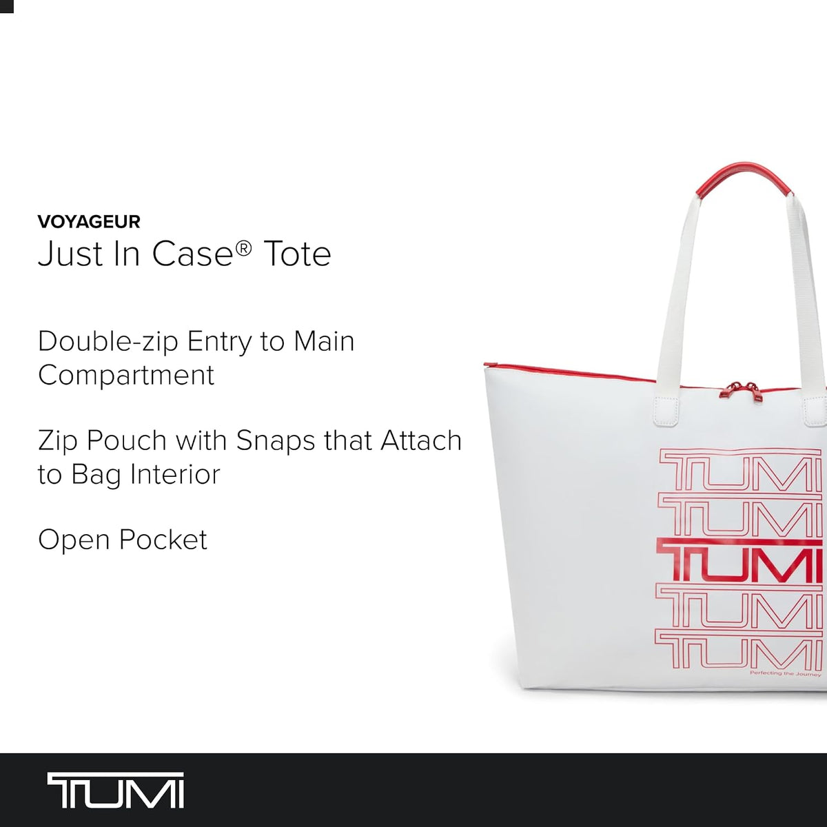 Just In Case Tote - Packable Travel Tote Bag for Women & Men - Carry Travel Accessories Easily