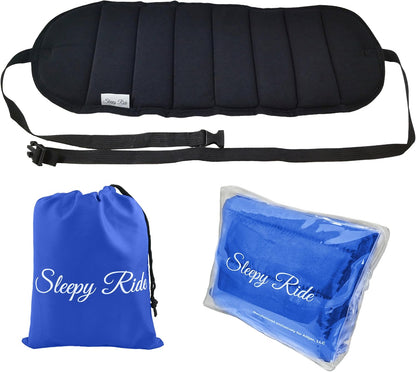 Airplane Footrest Made with Premium Memory Foam - Airplane Travel Accessories - Helps to Prevent Swelling and Soreness - Provides Comfort for Shorter Legs (Jet Black)