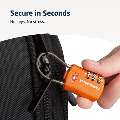 TSA Approved Luggage Locks, Travel Combination Cable Locks