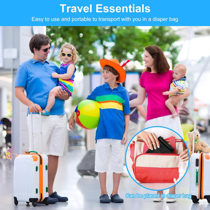 Toddler Airplane Bed, Kids Airplane Seat Extender Travel Bed, Kids Airplane Travel Essentials, Airplane Must Have for Toddlers, Portable Plane Foot Rest for Flights