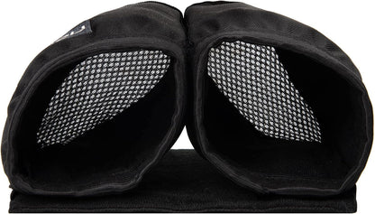 Luggage Travel Cup Holder Free Hand Drink Caddy - Hold Two Coffee Mugs - Fits Roll on Most Suitcase Handles - Gifts for Flight Attendants &Frequent Travelers Accessories Black