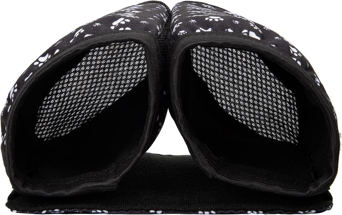 Luggage Travel Cup Holder Free Hand Drink Caddy - Hold Two Coffee Mugs - Fits Roll on Most Suitcase Handles - Gifts for Flight Attendants &Frequent Travelers Accessories Black