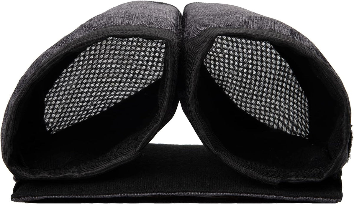Luggage Travel Cup Holder Free Hand Drink Caddy - Hold Two Coffee Mugs - Fits Roll on Most Suitcase Handles - Gifts for Flight Attendants &Frequent Travelers Accessories Black