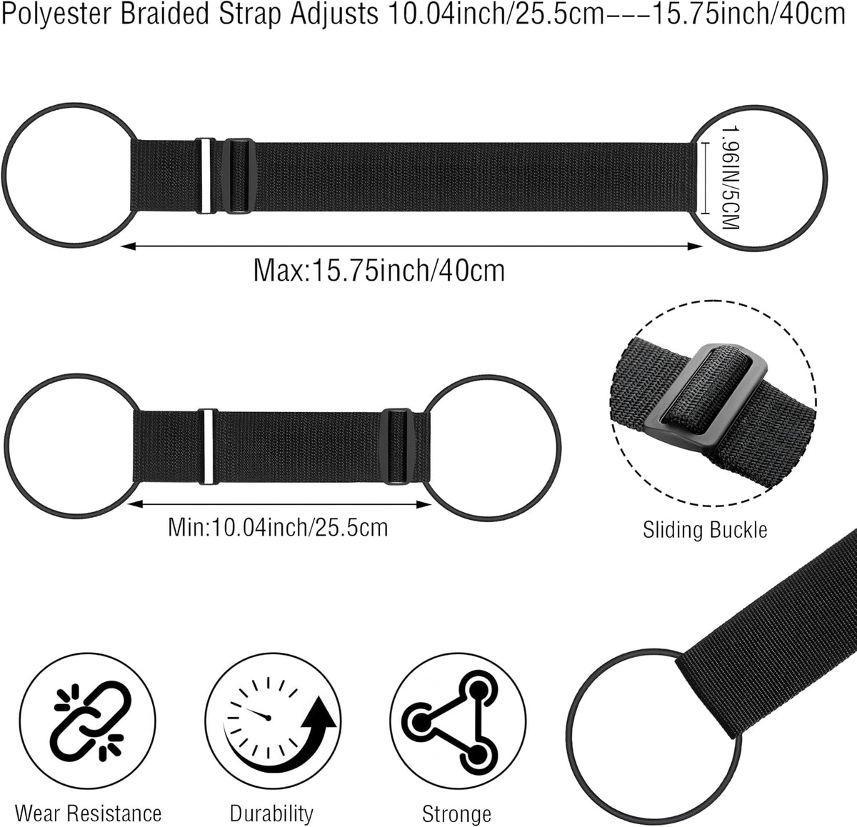 3PCS Luggage Straps,Adjustable Luggage Connector Straps to Two Suitcases