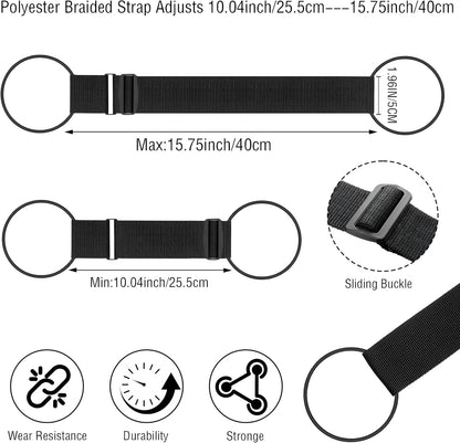 3PCS Luggage Straps,Adjustable Luggage Connector Straps to Two Suitcases