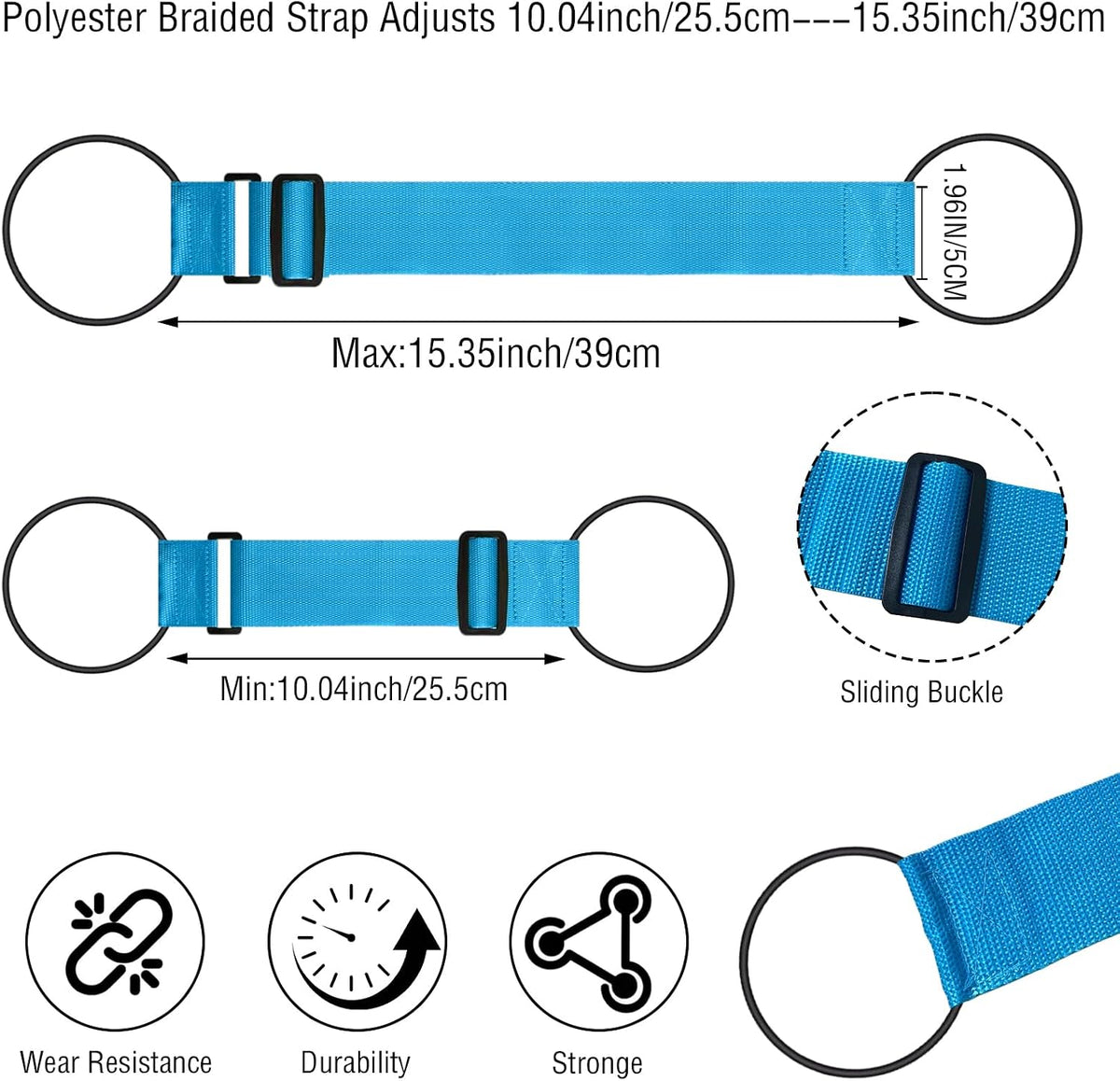 3PCS Luggage Straps,Adjustable Luggage Connector Straps to Two Suitcases