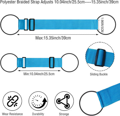 3PCS Luggage Straps,Adjustable Luggage Connector Straps to Two Suitcases