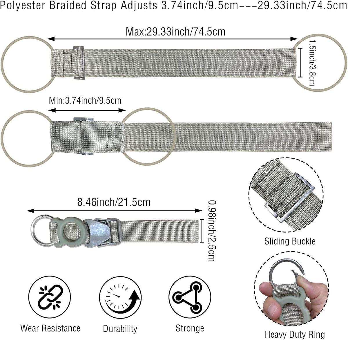 3PCS Luggage Straps,Adjustable Luggage Connector Straps to Two Suitcases