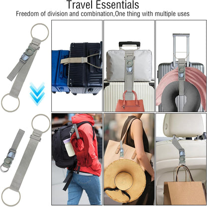 3PCS Luggage Straps,Adjustable Luggage Connector Straps to Two Suitcases