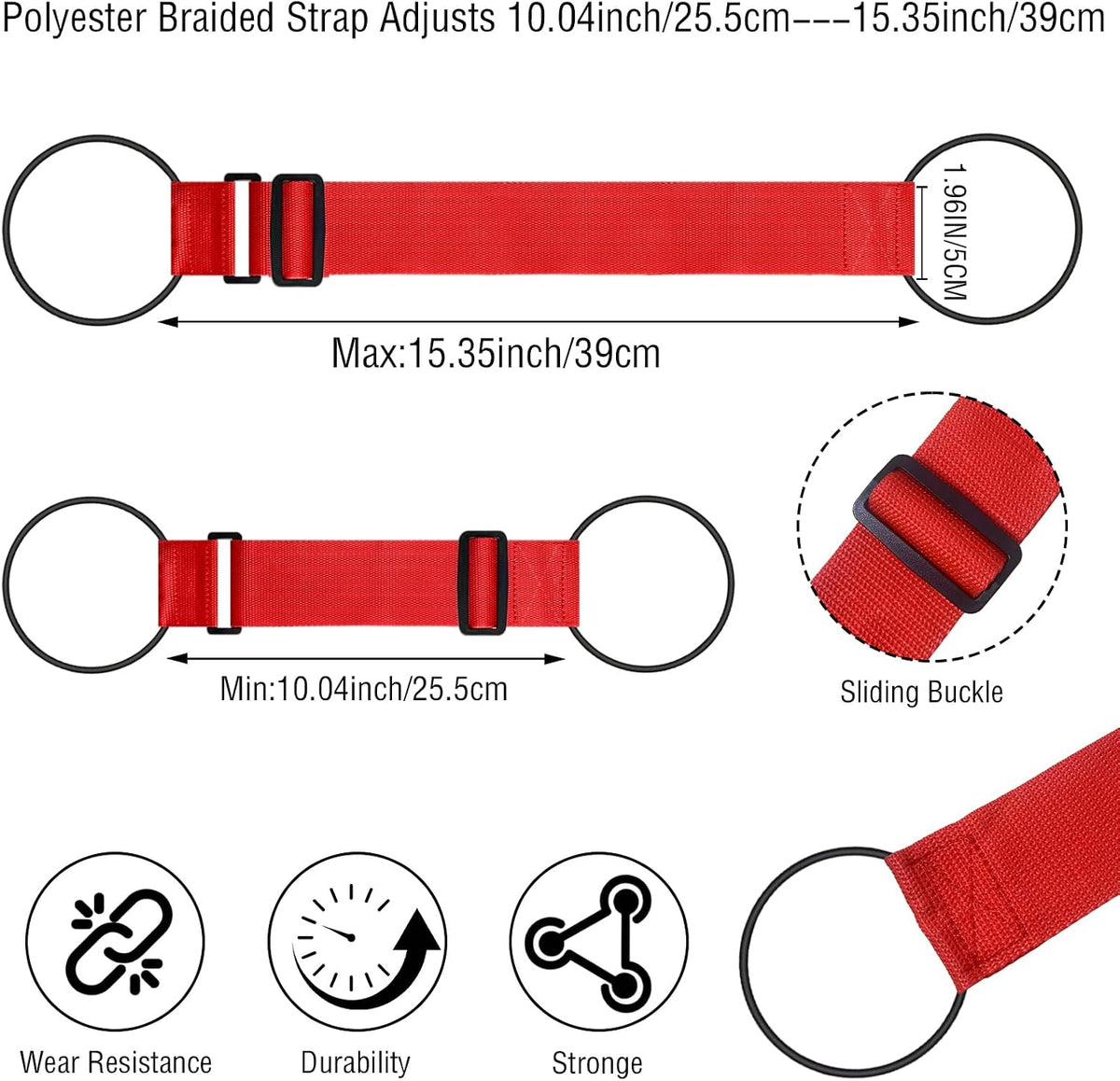 3PCS Luggage Straps,Adjustable Luggage Connector Straps to Two Suitcases