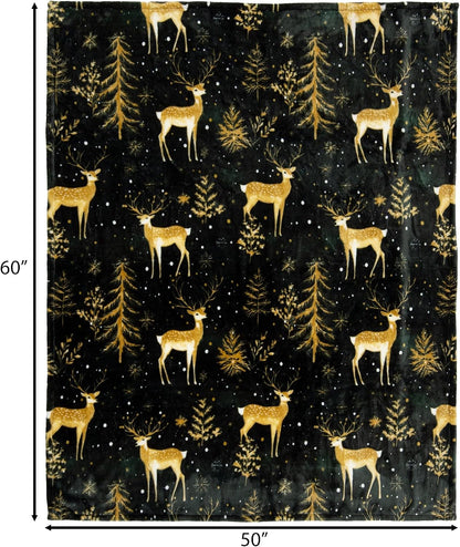 Inc. Travel Blanket, Premium Compact 2-in-1 Airplane Blanket/Pillow, Cow Print