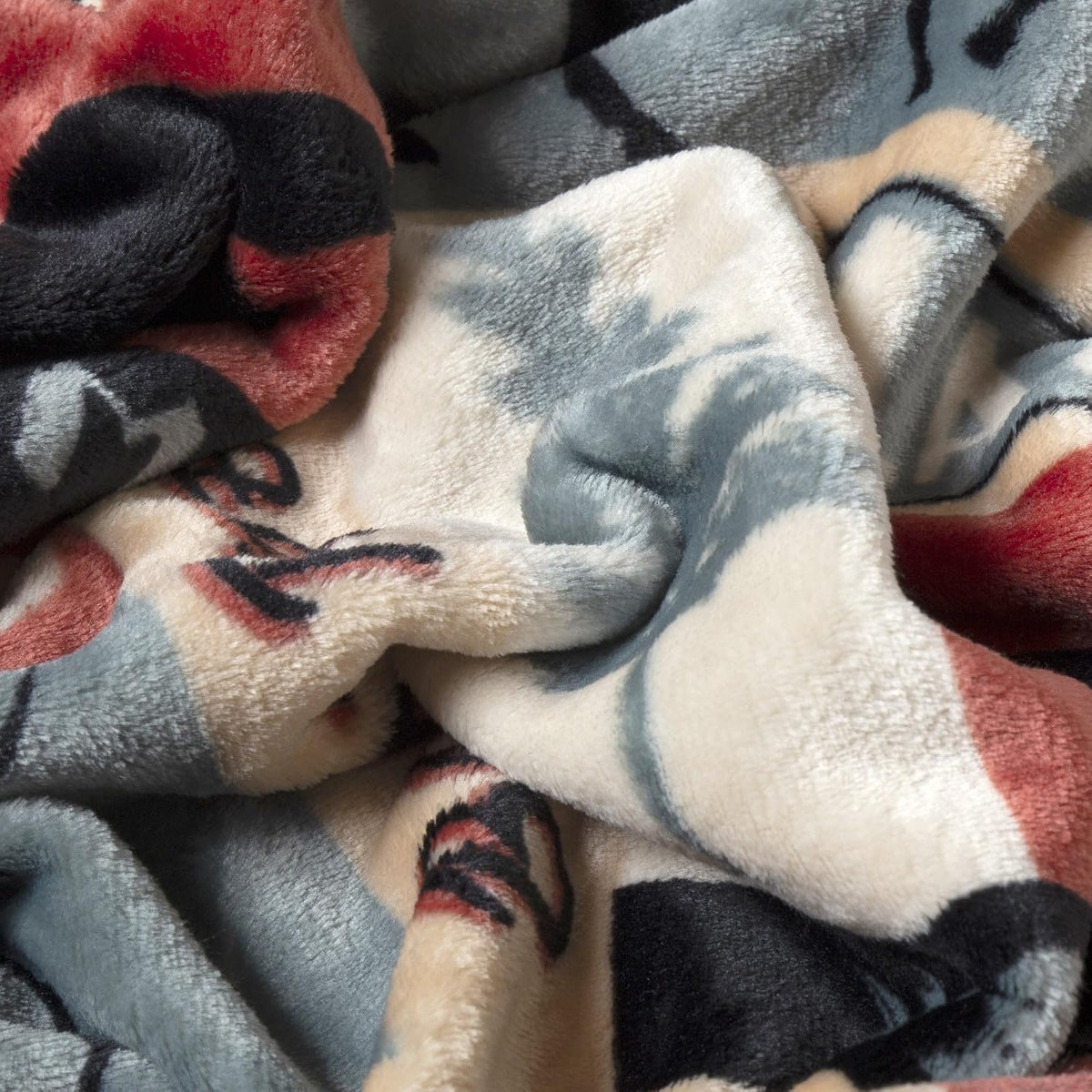 Inc. Travel Blanket, Premium Compact 2-in-1 Airplane Blanket/Pillow, Cow Print