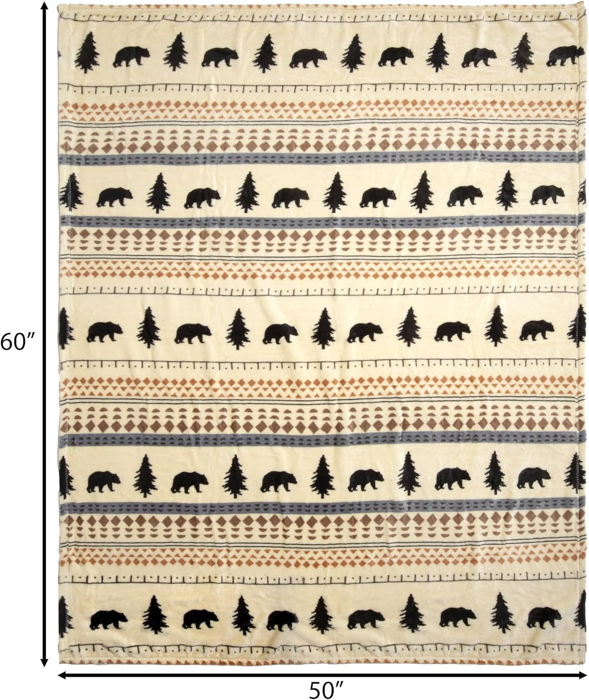 Inc. Travel Blanket, Premium Compact 2-in-1 Airplane Blanket/Pillow, Cow Print