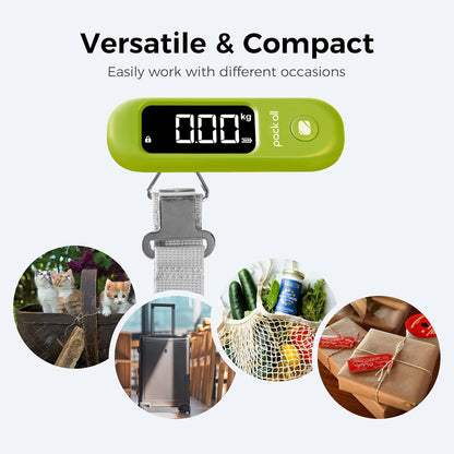 Digital Luggage Scale for Travel, 110Lbs Capacity, 0.1Lb Precision