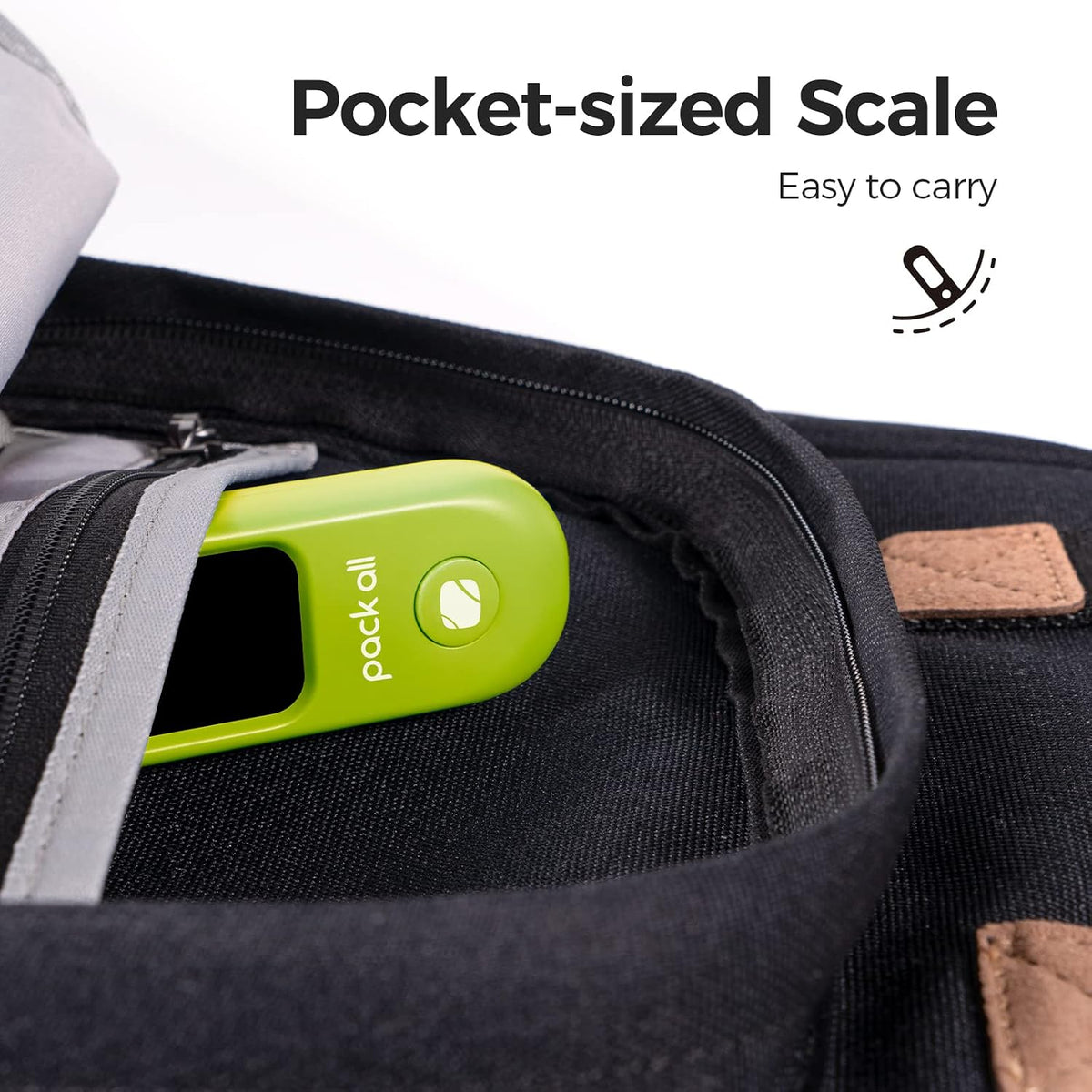 Digital Luggage Scale for Travel, 110Lbs Capacity, 0.1Lb Precision