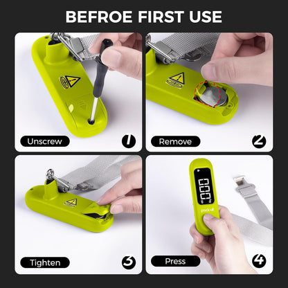 Digital Luggage Scale for Travel, 110Lbs Capacity, 0.1Lb Precision