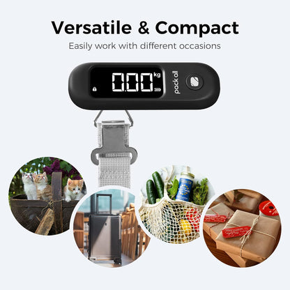 Digital Luggage Scale for Travel, 110Lbs Capacity, 0.1Lb Precision