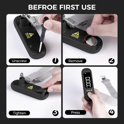 Digital Luggage Scale for Travel, 110Lbs Capacity, 0.1Lb Precision