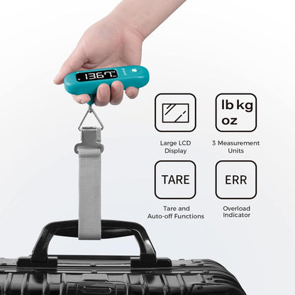 Digital Luggage Scale for Travel, 110Lbs Capacity, 0.1Lb Precision