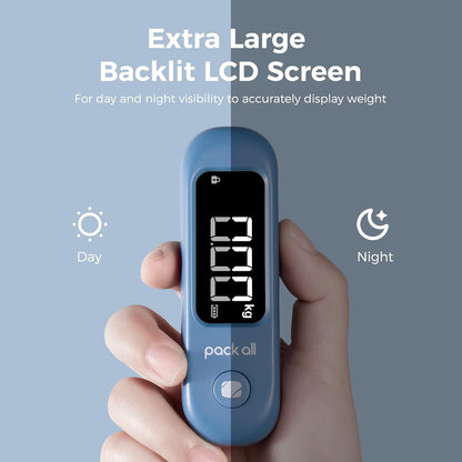 Digital Luggage Scale for Travel, 110Lbs Capacity, 0.1Lb Precision