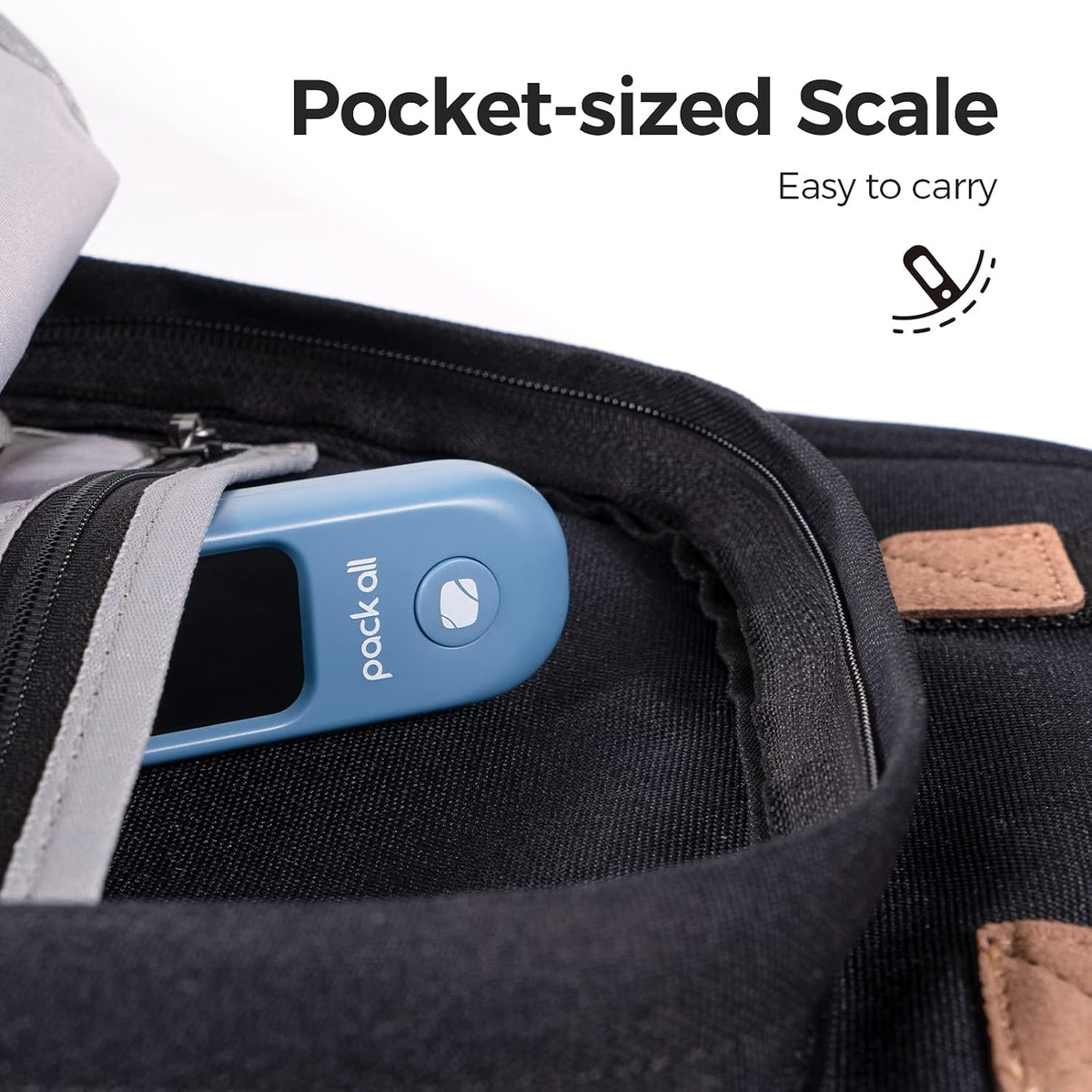 Digital Luggage Scale for Travel, 110Lbs Capacity, 0.1Lb Precision