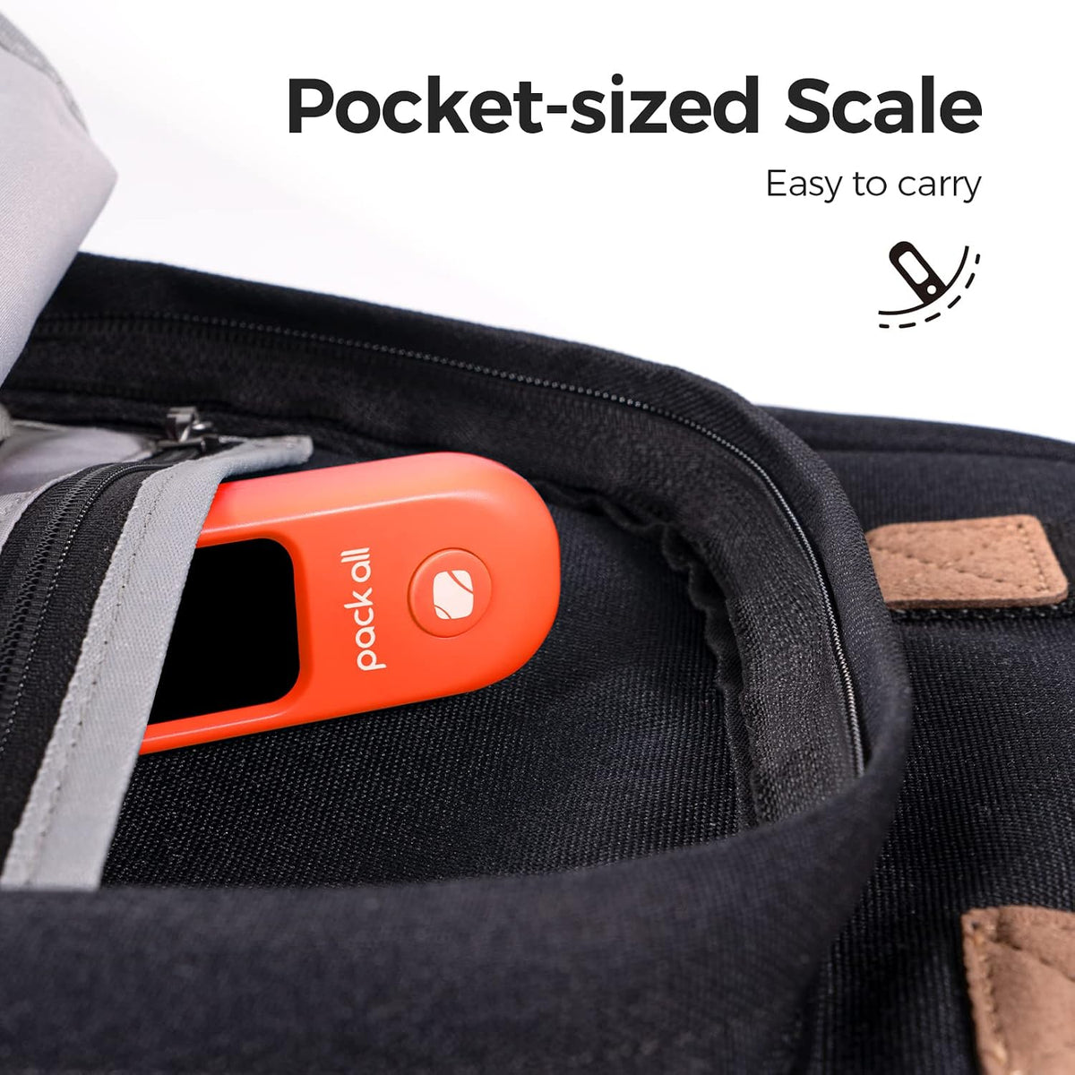 Digital Luggage Scale for Travel, 110Lbs Capacity, 0.1Lb Precision