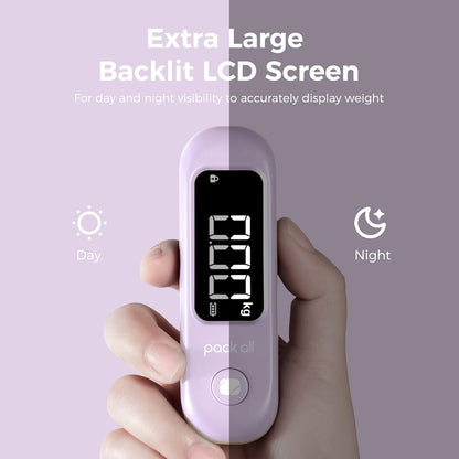 Digital Luggage Scale for Travel, 110Lbs Capacity, 0.1Lb Precision