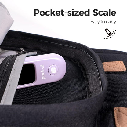 Digital Luggage Scale for Travel, 110Lbs Capacity, 0.1Lb Precision