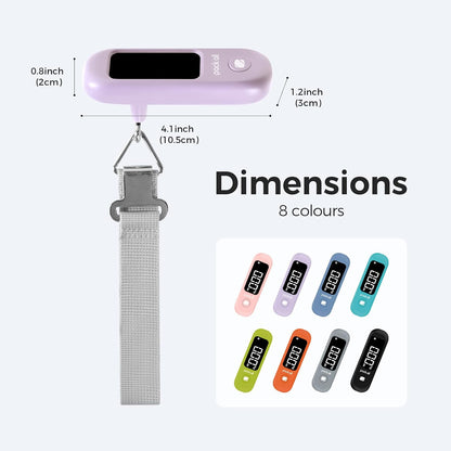 Digital Luggage Scale for Travel, 110Lbs Capacity, 0.1Lb Precision