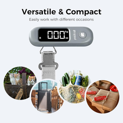 Digital Luggage Scale for Travel, 110Lbs Capacity, 0.1Lb Precision