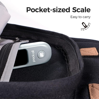 Digital Luggage Scale for Travel, 110Lbs Capacity, 0.1Lb Precision