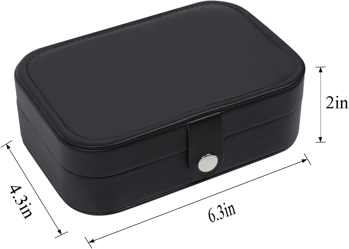Travel Jewelry Case, Travel Jewelry Box, Mini Jewelry Travel Case, Jewelry Organizer Case, Portable Small Jewelry Organizer Storage Boxes - Best Gift for Women Girls.