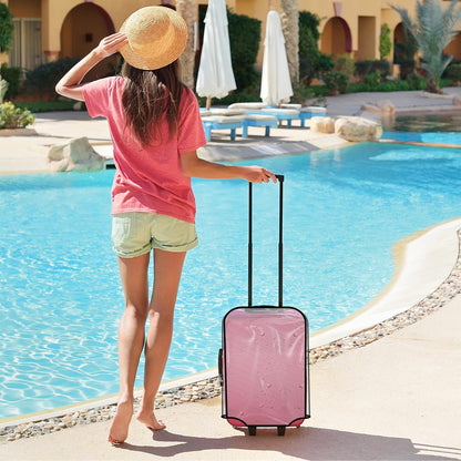 Luggage Cover 30 Inch Clear Suitcase Cover 0.4mm Thick PVC Transparent
