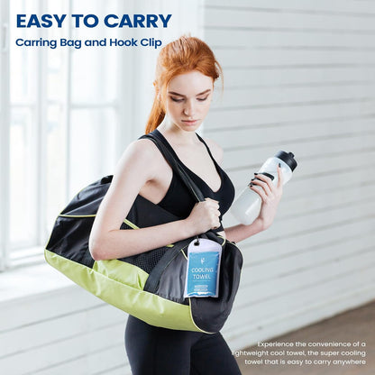 6 Pack Cooling Towels, 40x12 Breathable Gym Towel for Neck Face