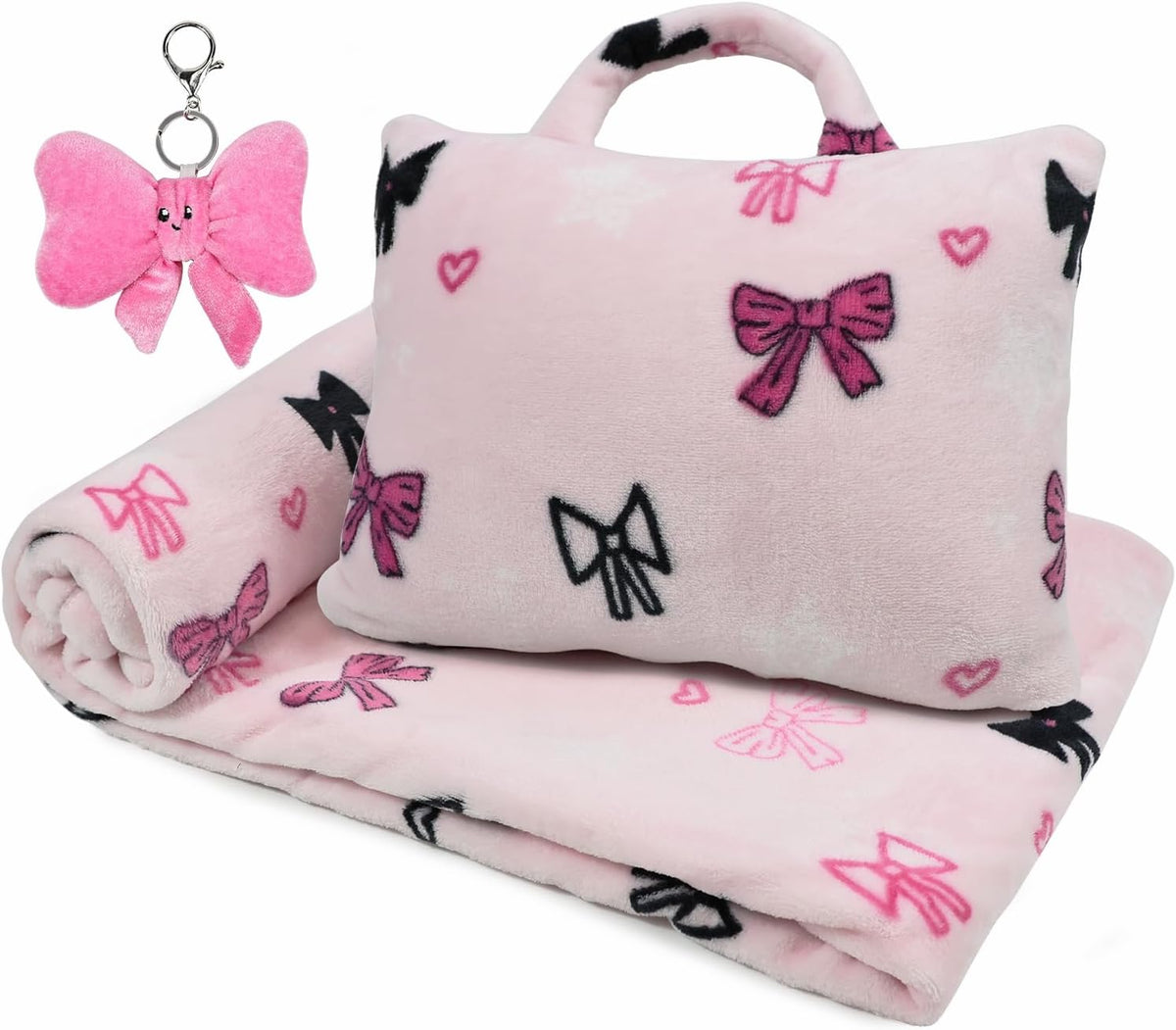 3-in-1 Kids Travel Pillow and Blanket Set - 40x60 Inches
