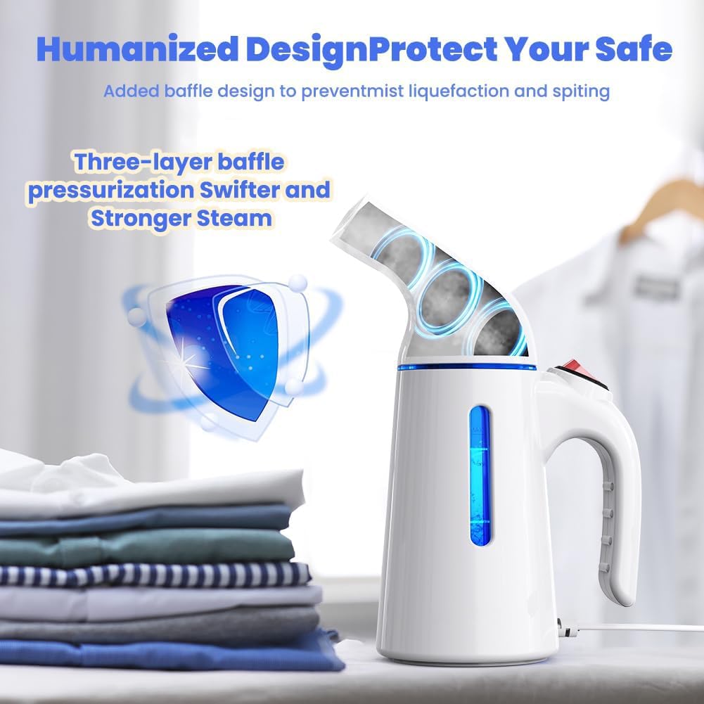 Steamer for Clothes 700W, Fast Heat-up in 40S Clothes Steamer