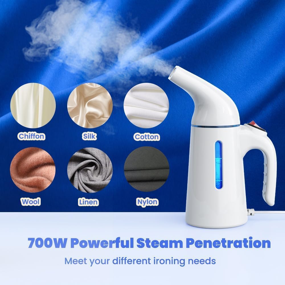 Steamer for Clothes 700W, Fast Heat-up in 40S Clothes Steamer