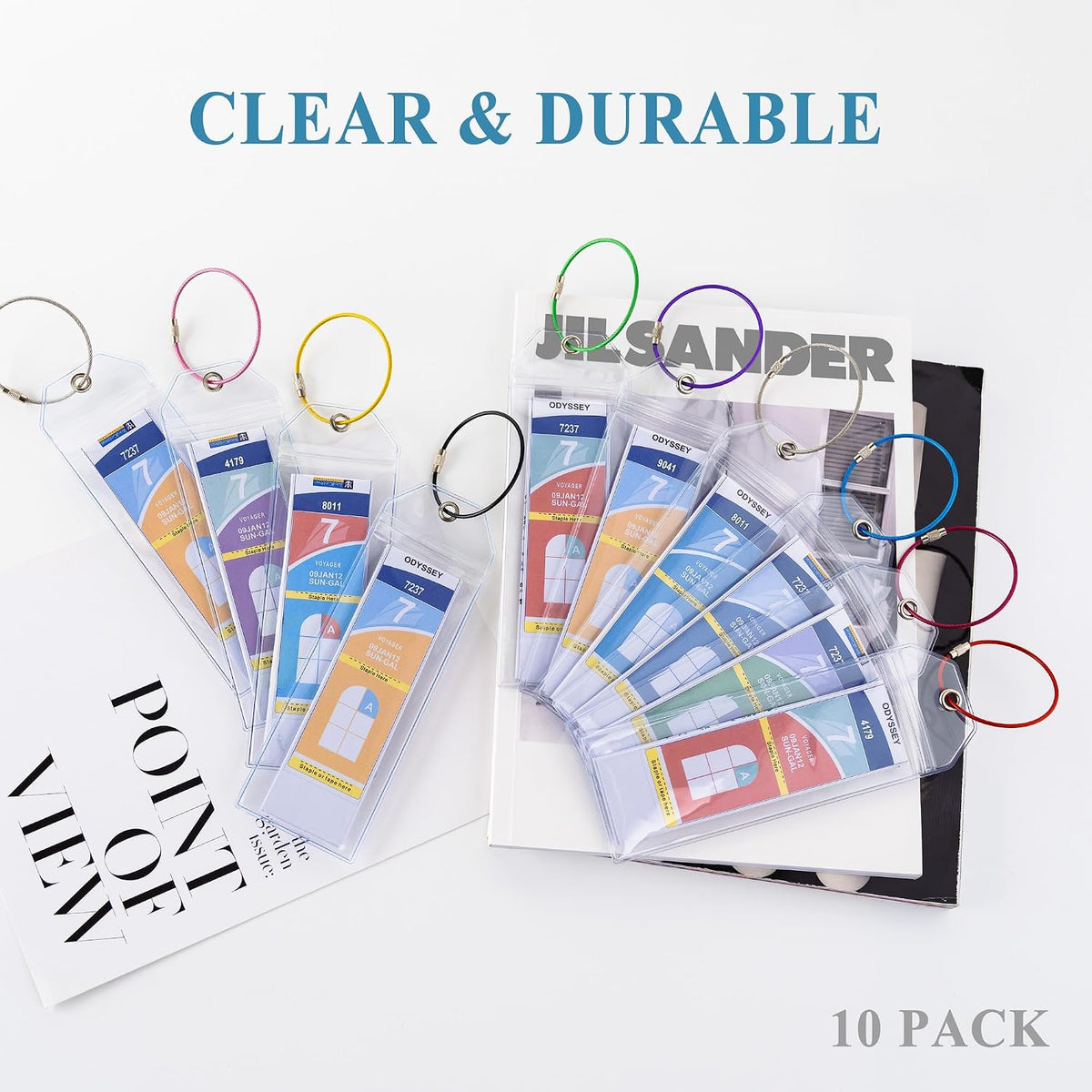 Cruise Luggage Tag Holder for Royal Caribbean & Celebrity 5 Pack, Cruise Ship Essentials 2026 Waterproof, Cruise Must Haves Durable