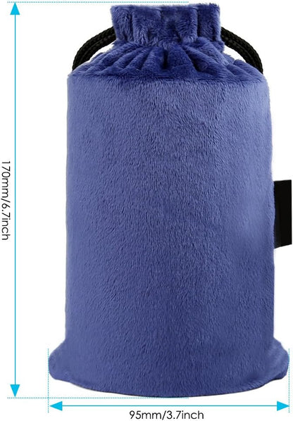 Inflatable Travel Neck Pillow for Airplanes, Super Soft Velvet Neck Support, Adjustable Firmness, Blow Up Plane Pillow for Long Flights, Road Trips, Travel Essentials with Eye Mask, Earplug