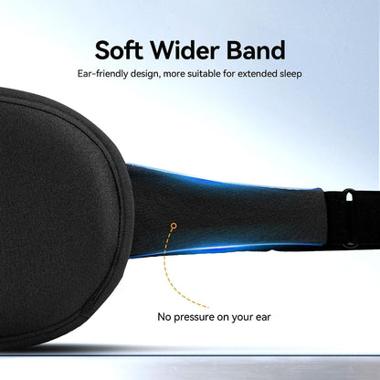 Blackout Weighted Eye Masks for Sleep, Airplane Travel Essentials