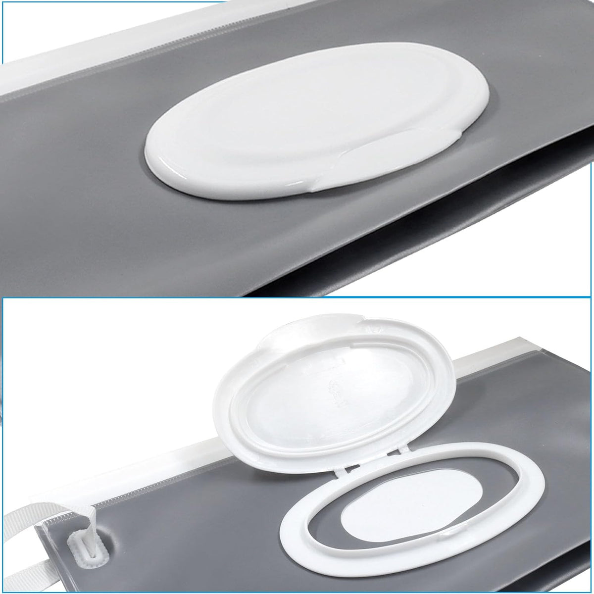 2Pcs Wet Wipes Pouches, Translucent