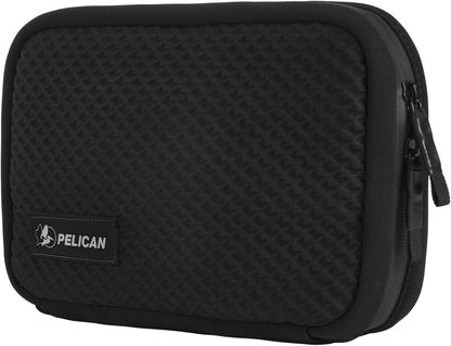 Electronic Organizer Travel Case w/Hidden AirTag Compartment -Black