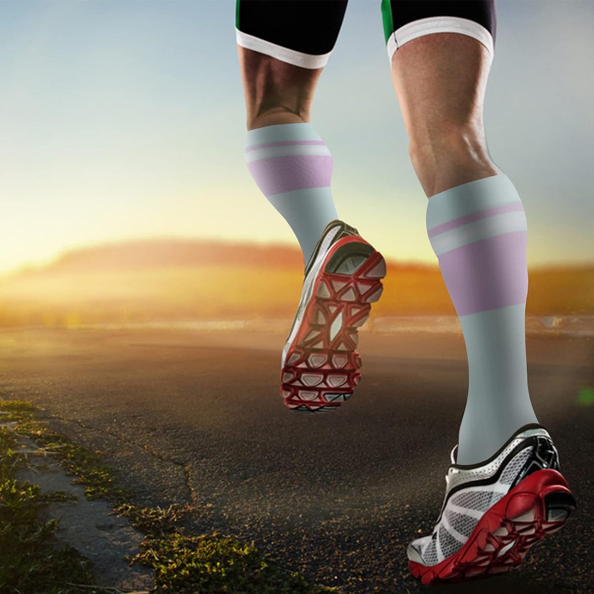 Compression Socks for Women Men 3 Pairs Graduated Compression Support Circulation Socks for Nurses