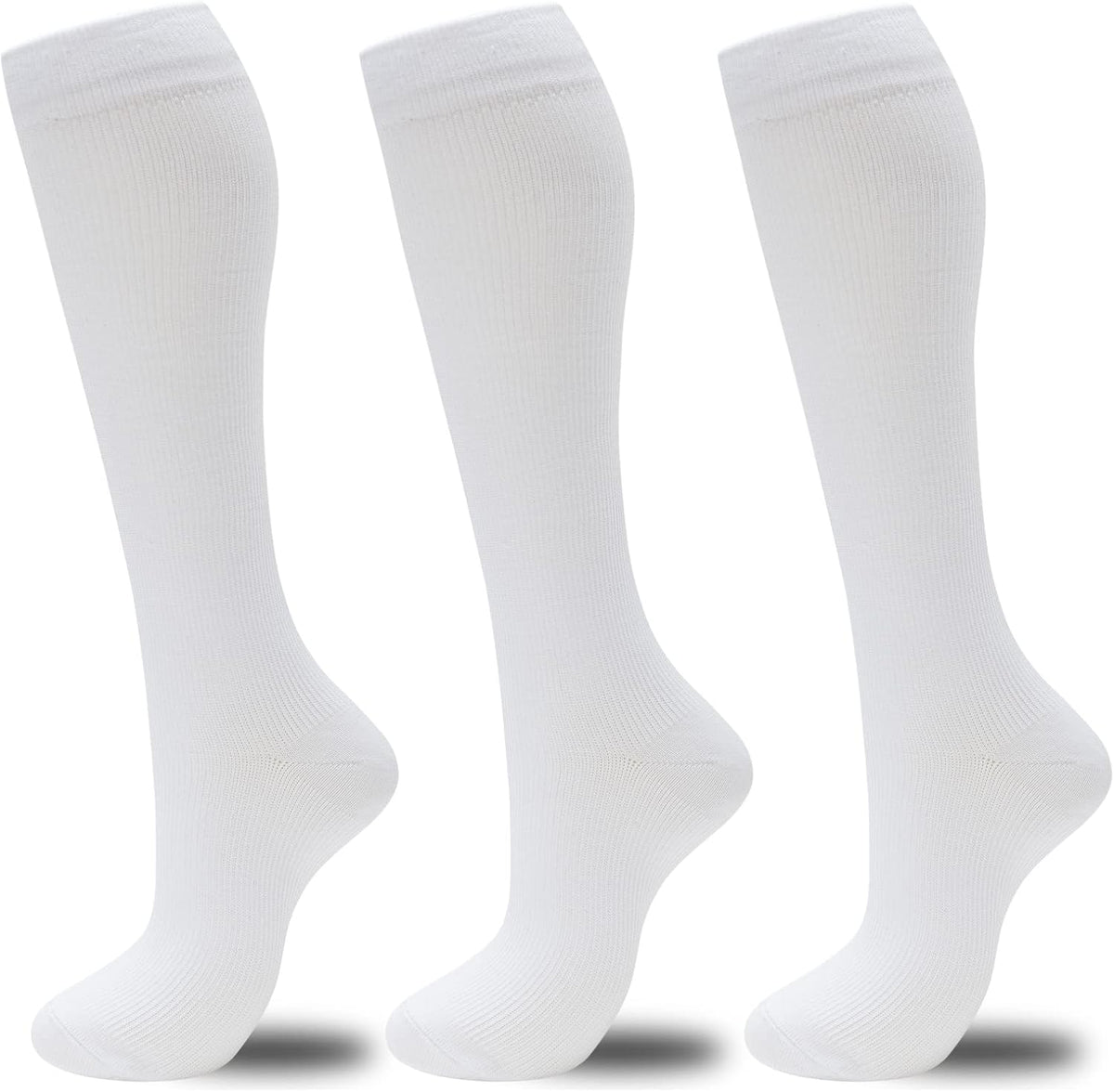Compression Socks for Women Men 3 Pairs Graduated Compression Support Circulation Socks for Nurses