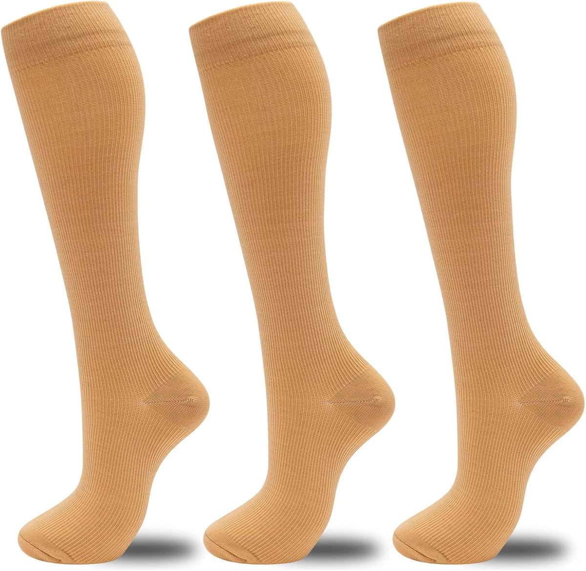 Compression Socks for Women Men 3 Pairs Graduated Compression Support Circulation Socks for Nurses
