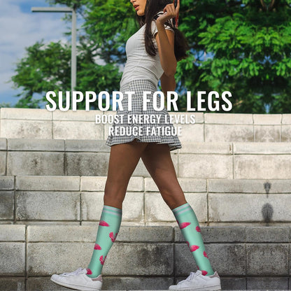 Compression Socks for Women Men 3 Pairs Graduated Compression Support Circulation Socks for Nurses