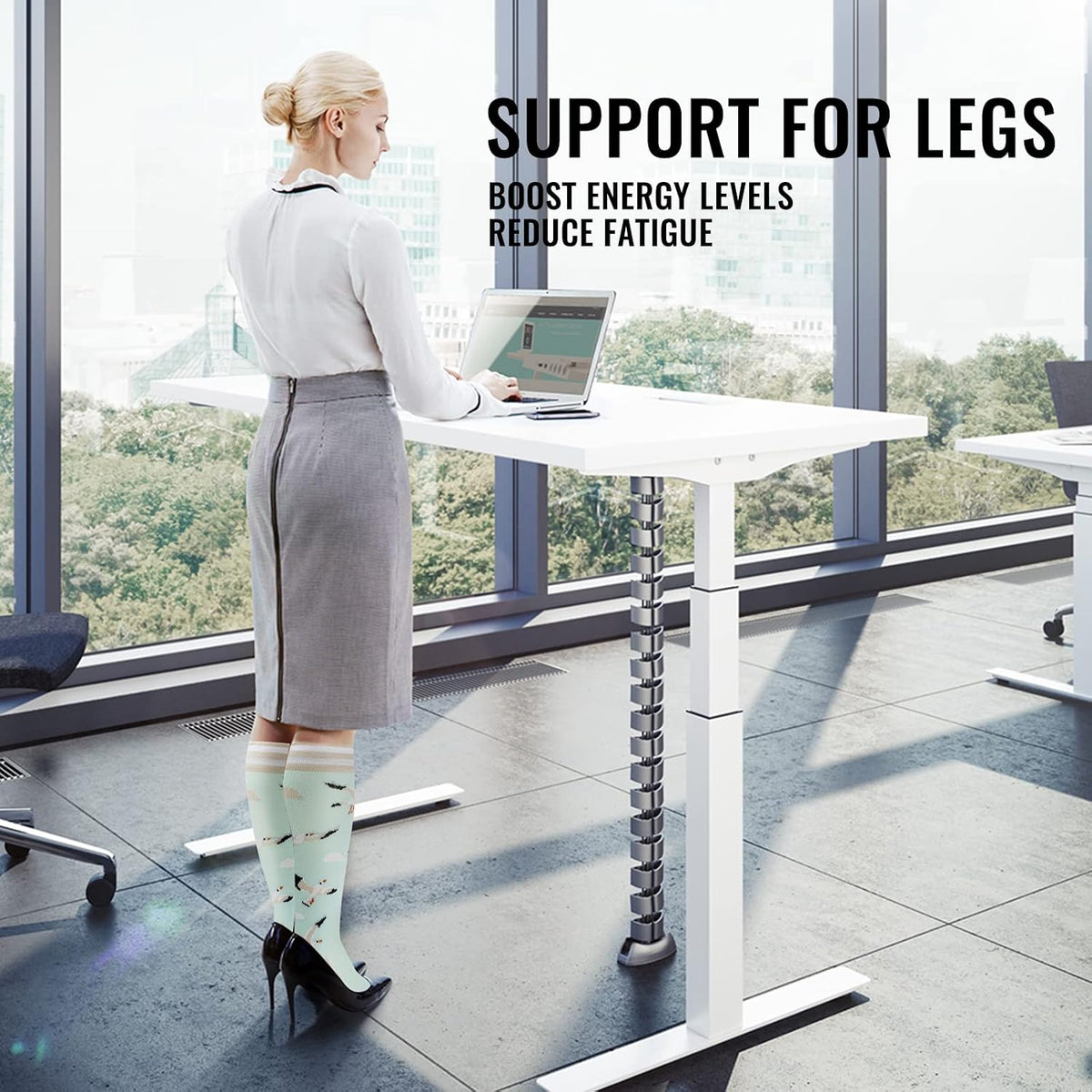Compression Socks for Women Men 3 Pairs Graduated Compression Support Circulation Socks for Nurses