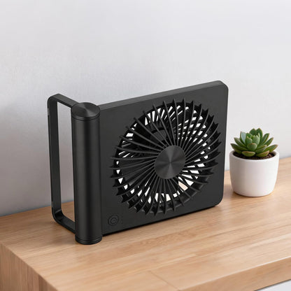 Desk Fan, Rechargeable Battery Operated, 3 Speeds Ultra Quiet Strong Wind